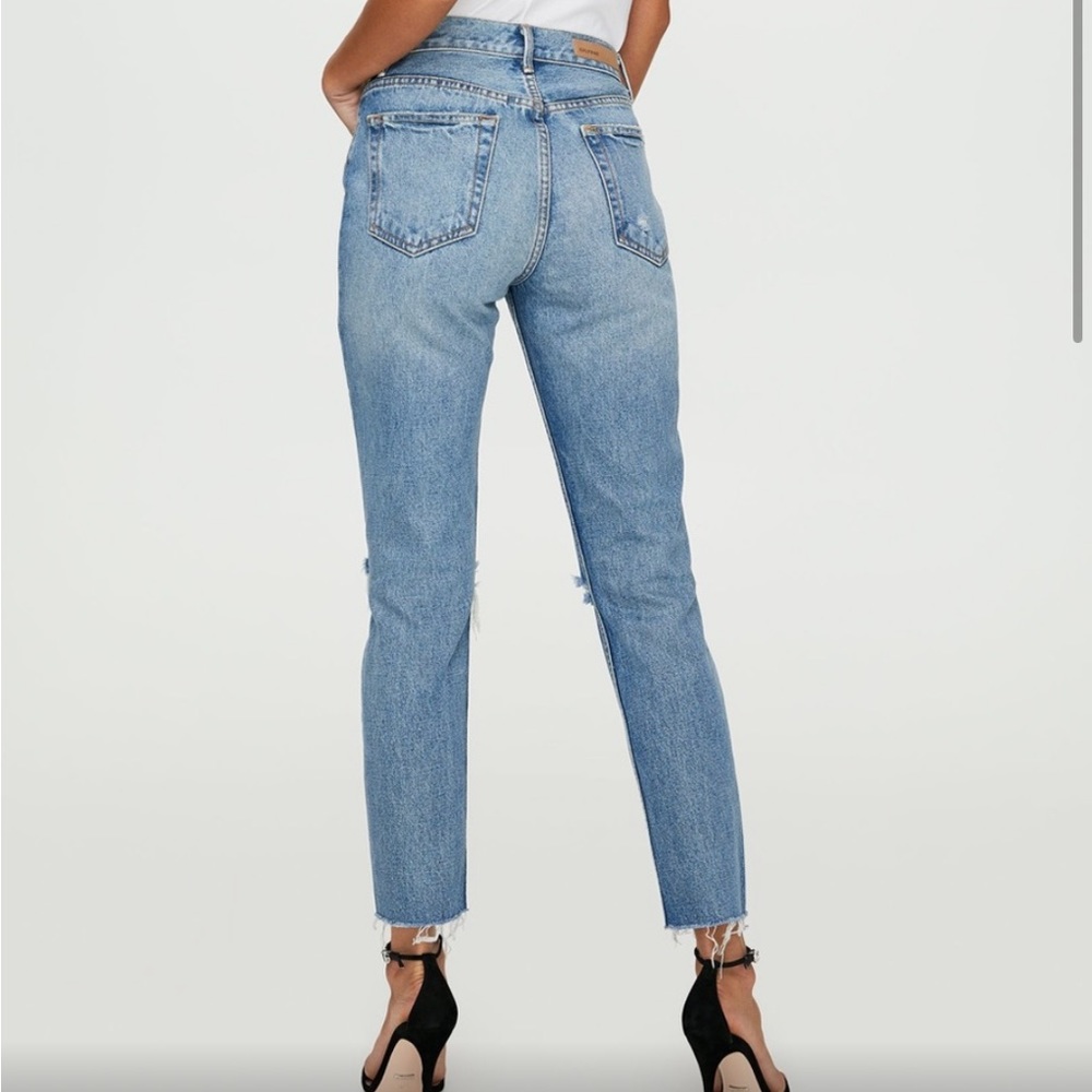 GRLFRND Karolina High Rise Jean A Little More Love black spot on rear of leg - Picture 3 of 16